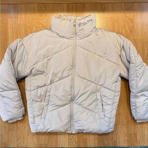 YoungLA 526 Platinum Puffer Jacket Medium NWT Winter Coat Backpack Straps